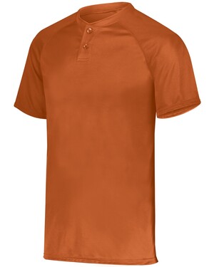 Youth Attain Wicking Two-Button Baseball Jersey