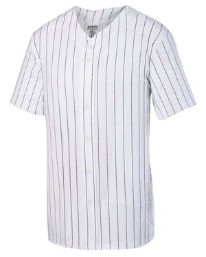 Youth Pinstripe Full Button Baseball Jersey