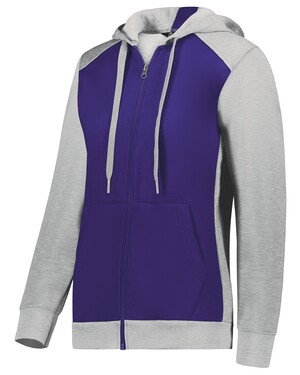 6901  LADIES THREE-SEASON FLEECE FULL ZIP HOODIE