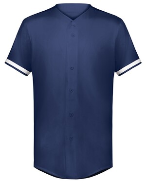 ジャケット・アウター NULLUS OVERLAID TRI-BUTTON JERSEY BATRS Baseball Full Button Tackle Twill Jersey - Bagger Sports