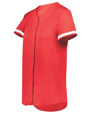 Girls Cutter+ Full Button Softball Jersey