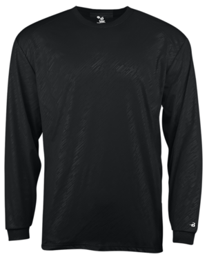 Line Embossed L/S Youth Tee
