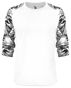 Vintage Camo Tri-Blend Baseball Tee