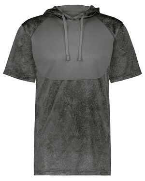 Stadium Print Short Sleeve Hooded Tee