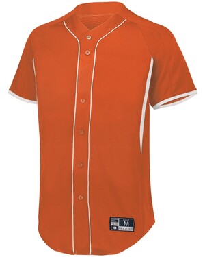 Holloway Youth Full Button Baseball Jersey