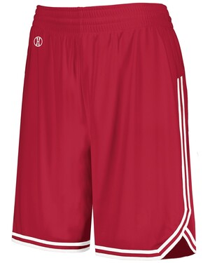 Holloway 224276 - Youth Retro Basketball Jersey Scarlet/White - S