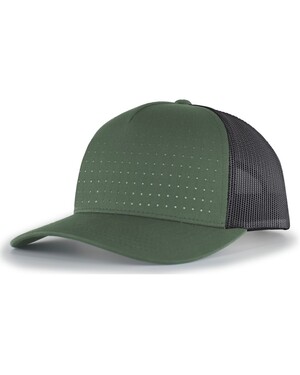 Perforated 5-Panel Snapback Trucker Hat