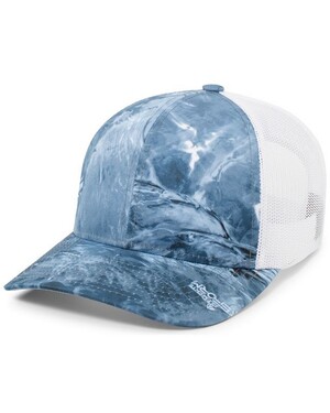 Icon Aqua Camo & White Trucker Hat – Rock The Ocean Official Store