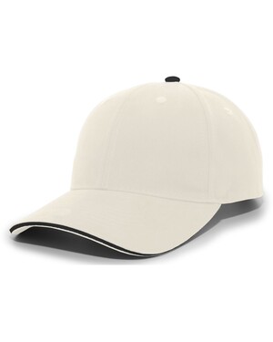 Brushed Twill Cap With Sandwich Bill