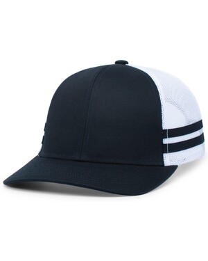 Low-Profile Stripe Trucker Cap