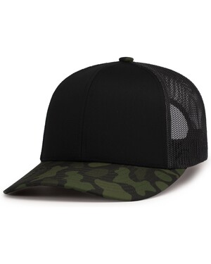 DUCK CAMO TRUCKER SNAPBACK CAP