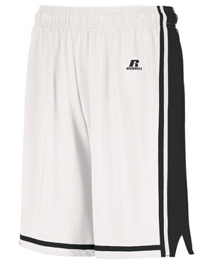 Russell Athletic Short Poly pour homme, Noir/noir