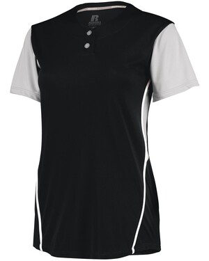 Women's Performance Two-Button Color Block Jersey