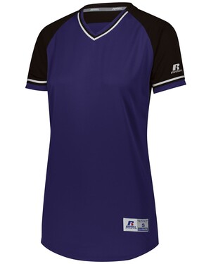 Russell Classic V-Neck Baseball Jersey 