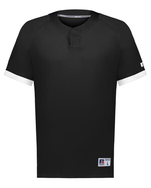 Baseline Covered Placket Baseball Jersey