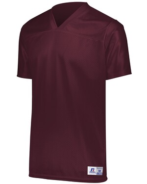 Russell Athletic Color Block Game Football Jersey Men's L XL XXL Maroon  S57Z7MK