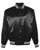 Augusta Sportswear 3610 Satin Baseball Jacket/Striped Trim