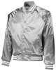 Augusta Sportswear 3610 Satin Baseball Jacket/Striped Trim