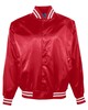 Augusta Sportswear 3610 Satin Baseball Jacket/Striped Trim