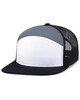 Pacific Headwear P787 6-PANEL ARCH TRUCKER SNAPBACK CAP