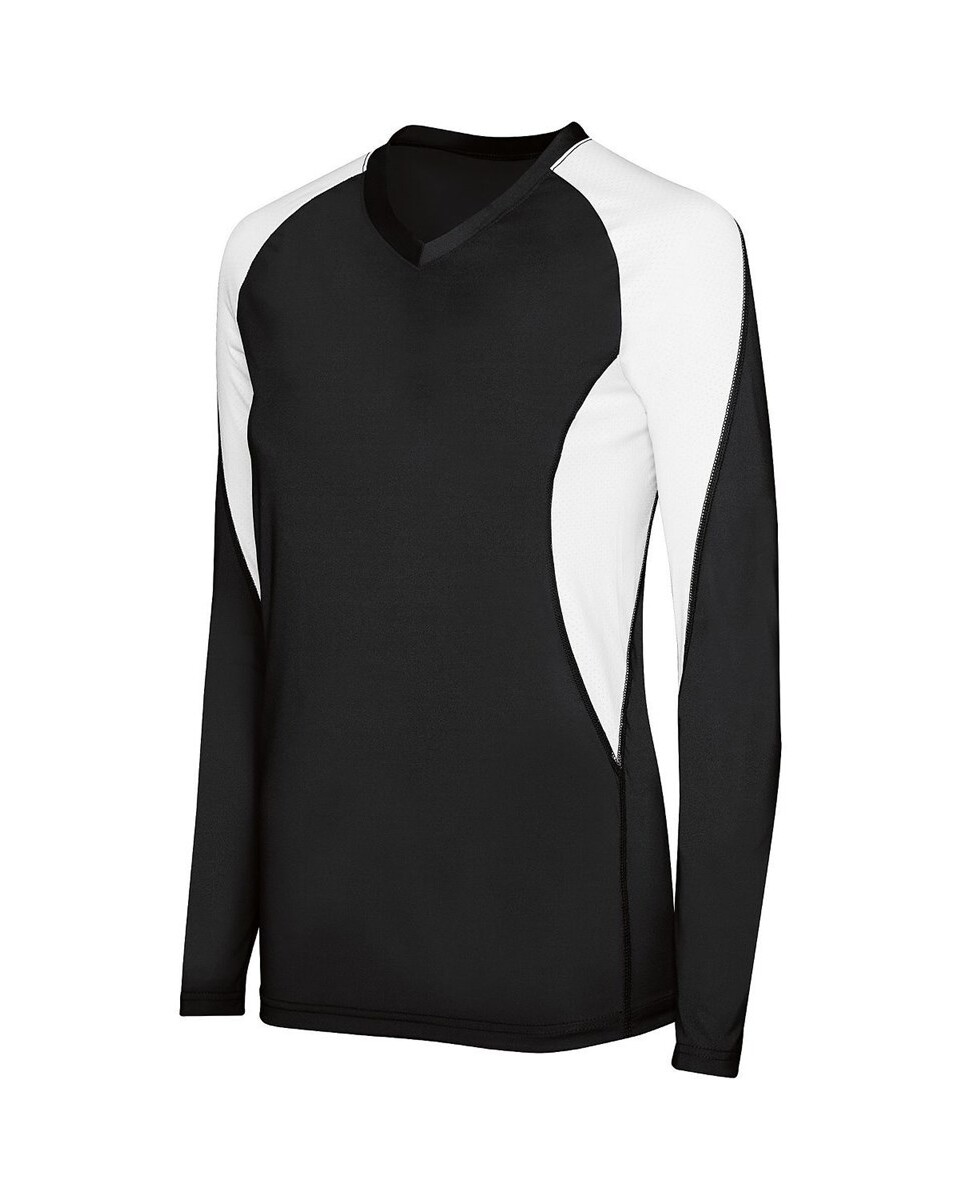 High Five 342183 Girls' Long Sleeve Court Jersey - BlankAthletics.com