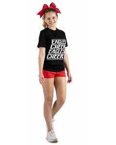 Youth All-Day Core Basic 50/50 Tee Tear-Away Tag Augusta Sportswear 6951 Tear-Away Tag