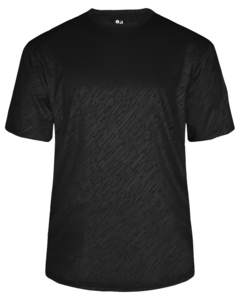 Badger 413100 100% Polyester-LINE EMBOSSED TEE 100% Polyester