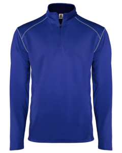 Badger 443800 100% Polyester-Money Mesh 1/4 Zip 100% Polyester