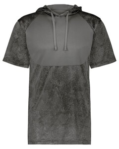Badger Sport B11012 XL-Stadium Print Short Sleeve Hooded Tee XL