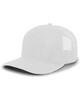 Pacific Headwear P724 5-Panel Mesh Overlay Snapback Trucker Hat
