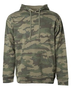 Midweight Hooded Sweatshirt Camo Independent Trading SS4500 Camo