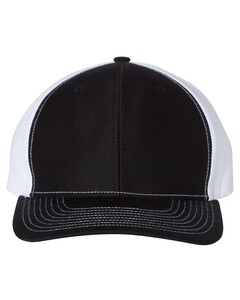 Richardson 312 Black-Twill Back Trucker Cap Black