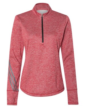 Women's Brushed Terry Heathered Quarter-Zip Pullover