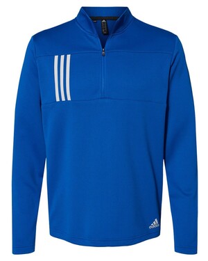 3-Stripes Double Knit Quarter-Zip Pullover