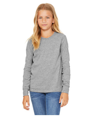 Youth Heather CVC Long Sleeve Tee
