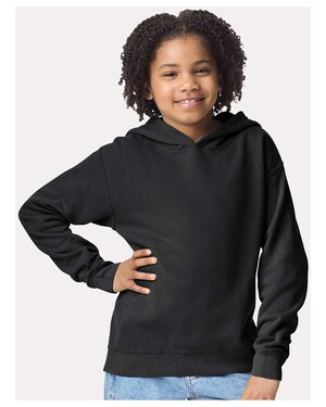 Youth Garment-Dyed Lightweight Fleece Hooded Sweatshirt