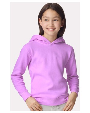 Youth Garment-Dyed Lightweight Fleece Hooded Sweatshirt