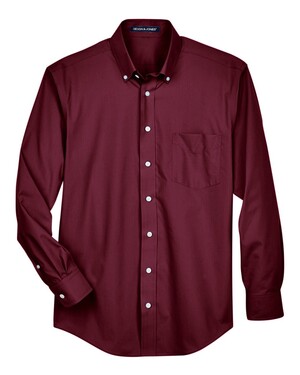 Men's Crown Collection Broadcloth Woven Dress Shirt