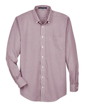 Men's Crown Collection Gingham Check Woven Dress Shirt