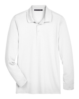 Men's CrownLux Performance Plaited Long Sleeve Polo