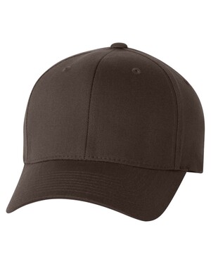 Extra Big Size Flexfit Caps-Black W06S44F Wooly Combed Twill by