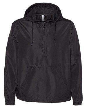 Unisex Lightweight Quarter-Zip Windbreaker Pullover Jacket