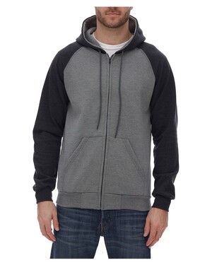 Fleece Raglan Hooded Full-Zip Sweatshirt