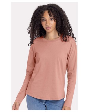 Women's Cotton Relaxed Long Sleeve T-Shirt