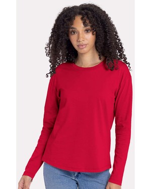 Women's Cotton Relaxed Long Sleeve T-Shirt