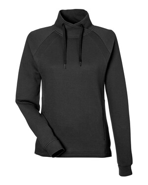 Women's Rhythm Waffle Cross-Neck Pullover