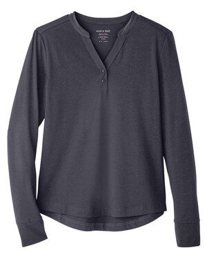 Women's JAQ Stretch Performance V-Neck Snap Pullover