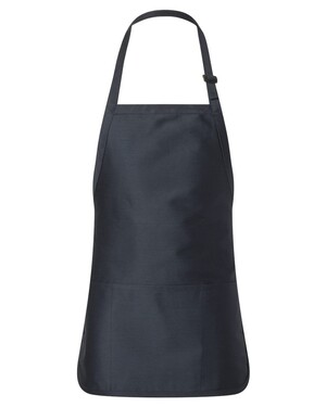 Full-Length Apron with Pouch Pocket