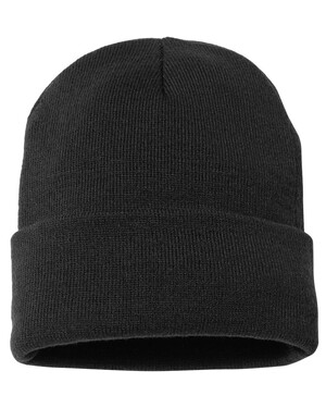 Jersey Lined 12" Cuffed Beanie