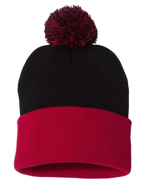 Pom-Pom 12" Knit Beanie